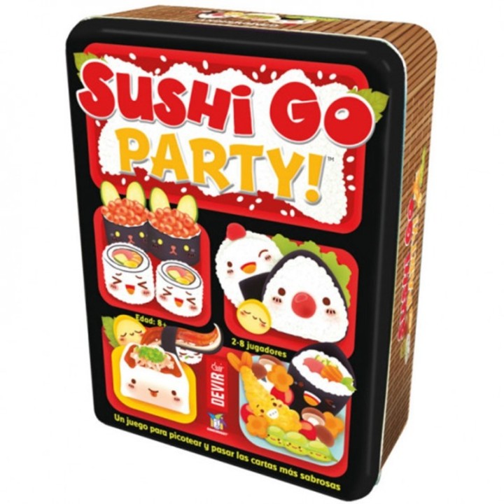 devir juego de mesa devir sushi go party pegi 8