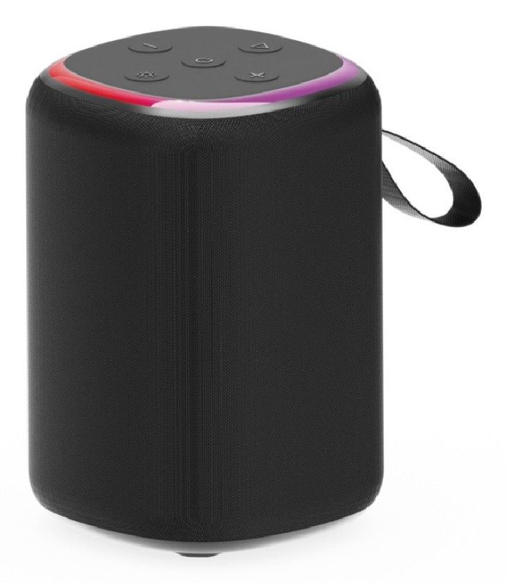 altavoz portatil spk bt led 08s 3w bt negro luz led