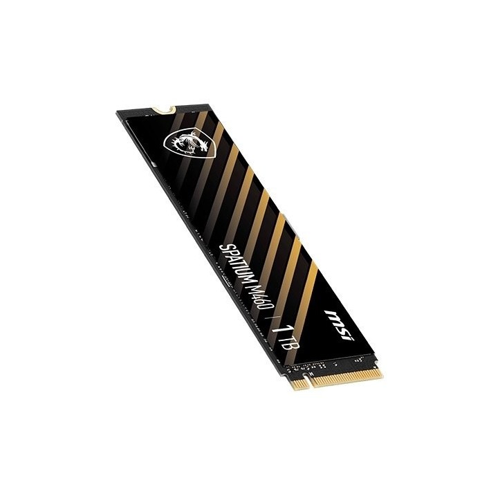 msi disco duro interno solido ssd msi spatium m460 1tb m.2 nvme pcie4