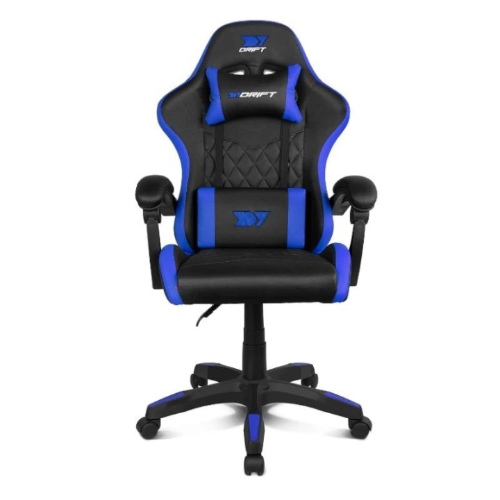 drift silla gaming dr35 negra azul eléctrico