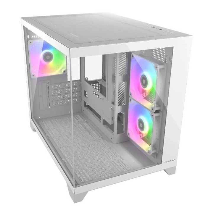 cougar caja semitorre fv150 mini rgb white