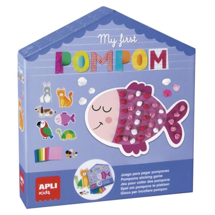 kit manualidades apli kids my first pompom