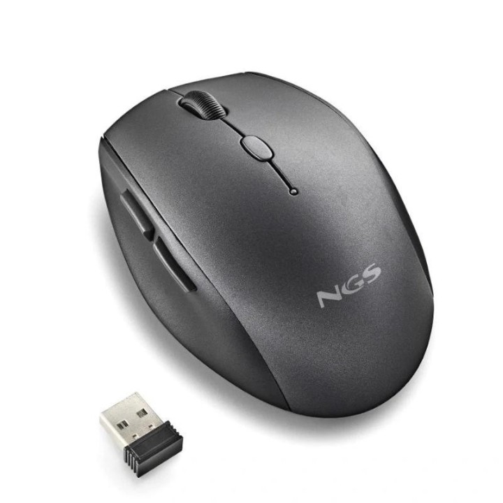 ngs raton inalambrico con teclas silenciosas negro