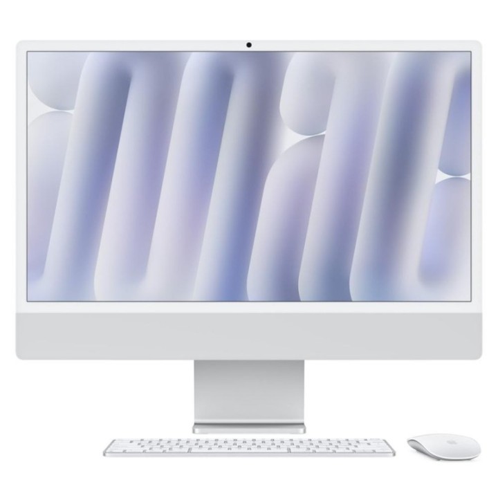 apple ordenador all in one apple imac m4    16gb    ssd 256gb    23.5 pulgadas    plata