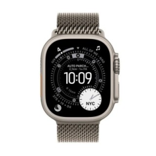 apple smartwatch apple watch ultra 3 gps + cellular 49mm natural titanium case natural titanium m