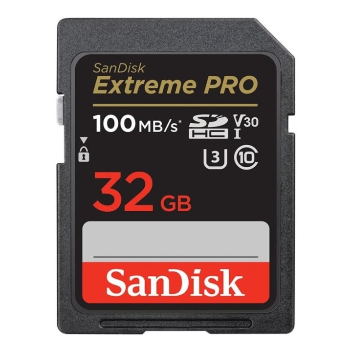 sandisk tarjeta memoria secure digital sdhc 32gb sandisk extreme pro clase 10 uhs   i u3