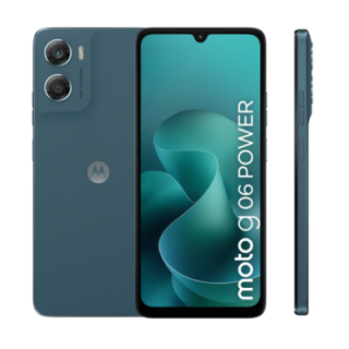 smartphone motorola moto g06 power 4gb/256gb tapestry blue