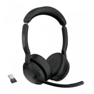 jabra auriculares jabra evolve2 55 ms stereo inalambrico negro