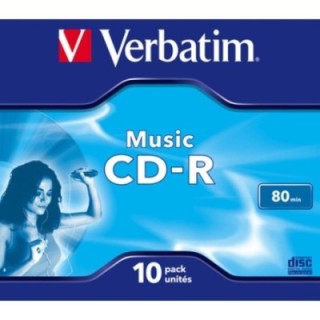 verbatim verbatim cd   r 700mb 16x tarrina 10 unidades audio