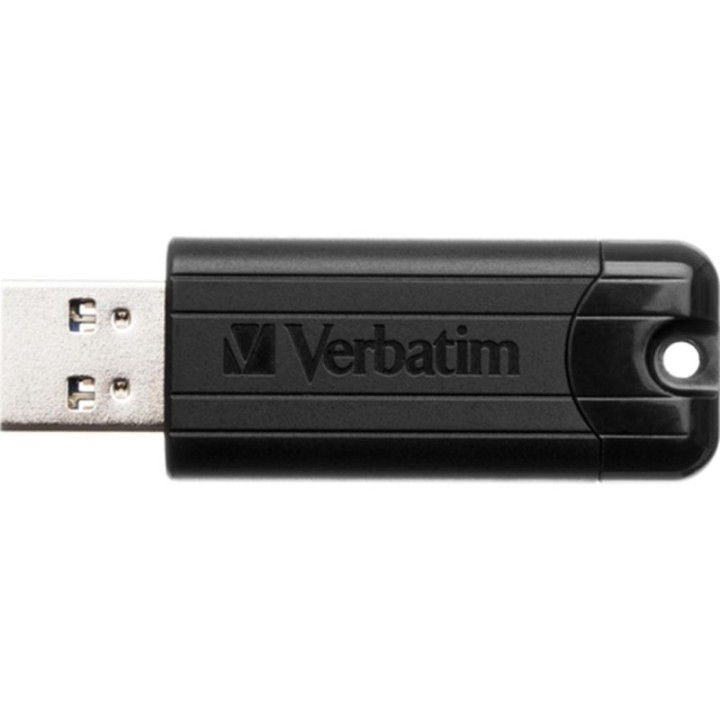 verbatim memoria usb 3.2 verbatim pinstripe 32gb negro