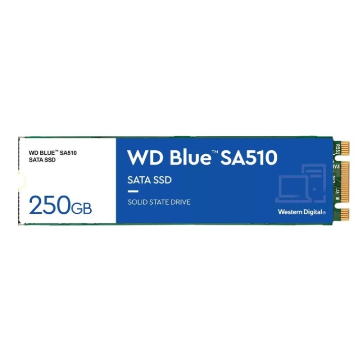 western digital wd disco duro interno ssd wd western digital blue sa510 wds250g3b0b 250gb m.2 2280 s