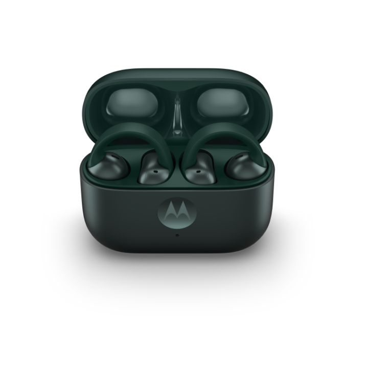 auriculares motorola moto buds loop verde