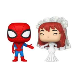 funko funko pop marvel superhero couples spider   man & mary jane