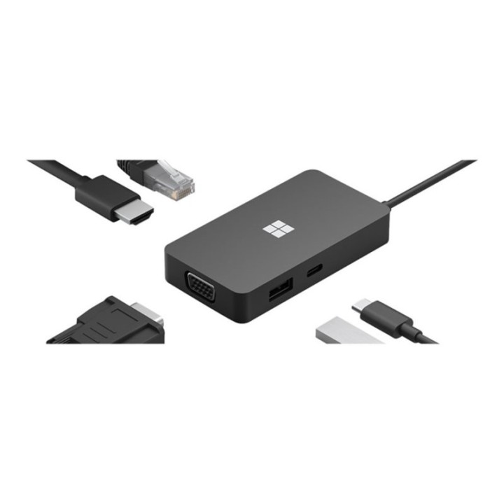 microsoft hub usb tipo c microsoft tavel hdmi    ethernet    vga    usb tipo a    usb tipo c