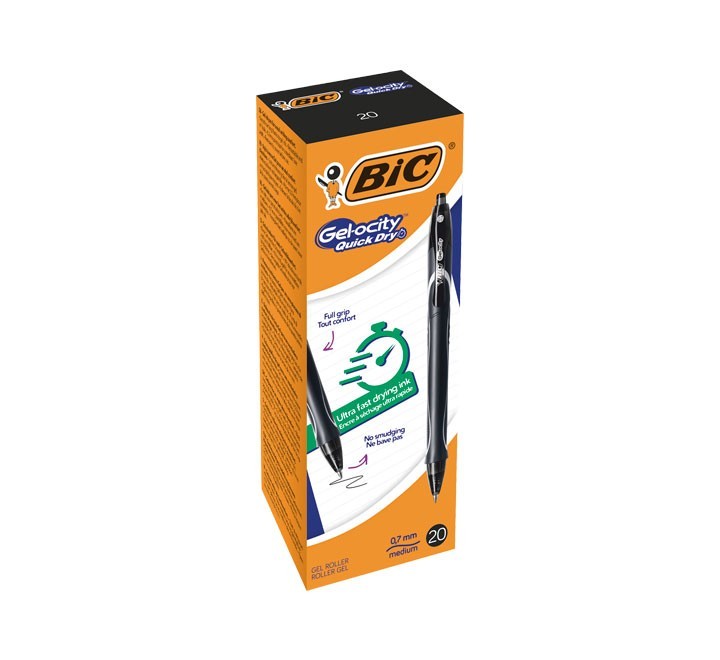 roller bic gelocity gel 0.7mm retr. negro