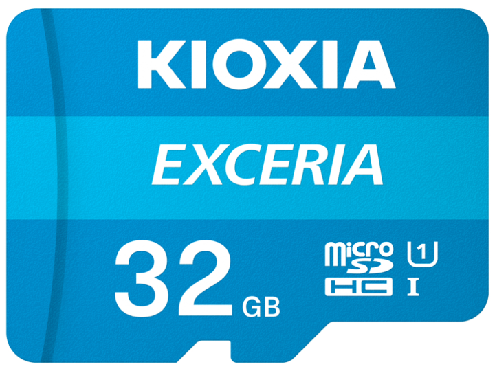 micro sd kioxia 32gb exceria uhs i c10 r100 con adaptador