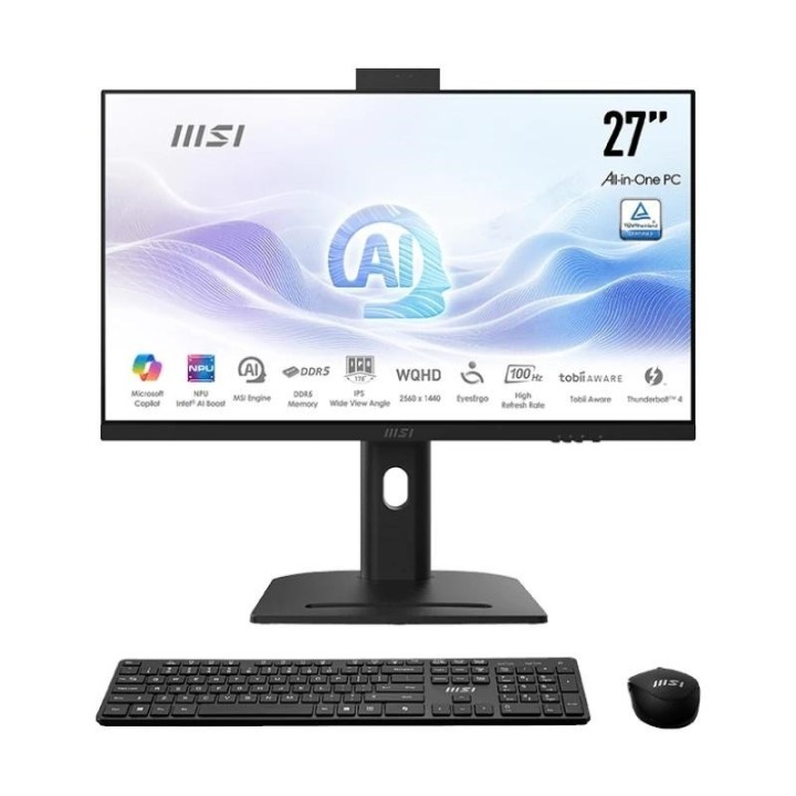 msi am273qp ai 051es u7 155h 32gb 1tb w11p 27" neg