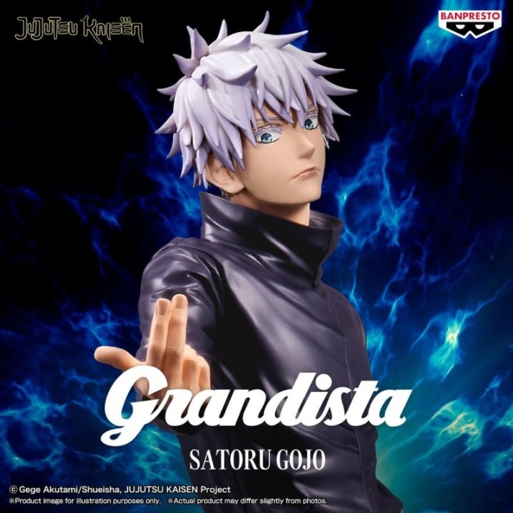 banpresto figura banpresto jujutsu kaisen grandista satoru gojo 27cm