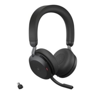jabra auriculares jabra evolve2 75 ms stereo inalambrico negro