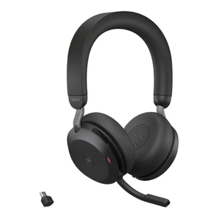 jabra auriculares jabra evolve2 75 ms stereo inalambrico negro