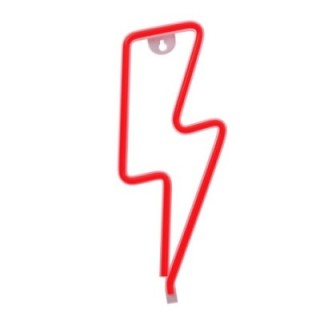 forever lampara forever neon led light bolt red bat+usb