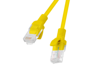 cable red lanberg latiguillo cat.6 utp 0.5m amarillo fluke  passed