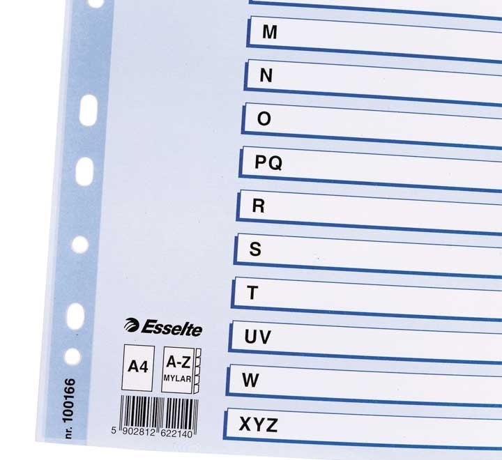 separad. esselte a4 ind. pest. az color