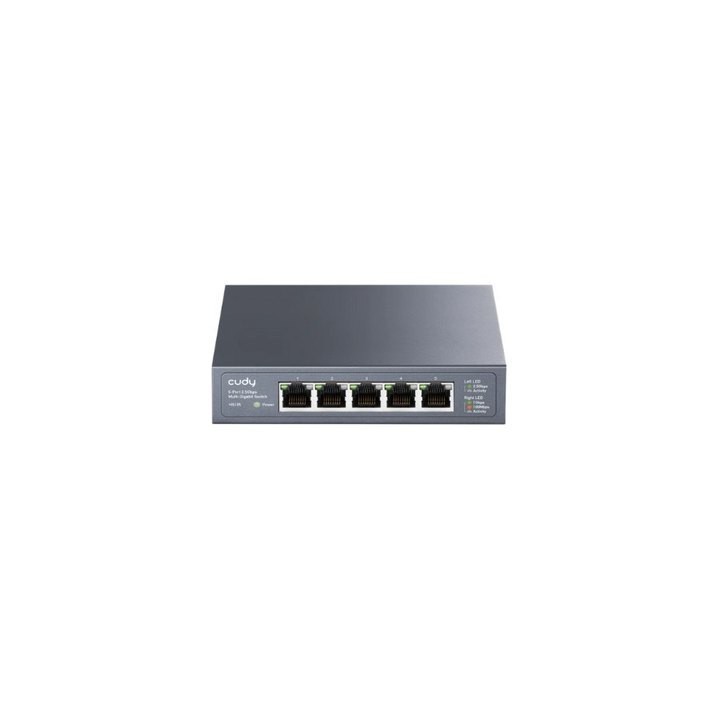 hub switch 5 ptos cudy hs105 2.5g metal 5xgigabit de 2.5g metal case