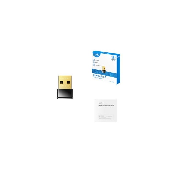wireless lan usb cudy bu530 adapter 7 disp. nano size bluetooth 5.3