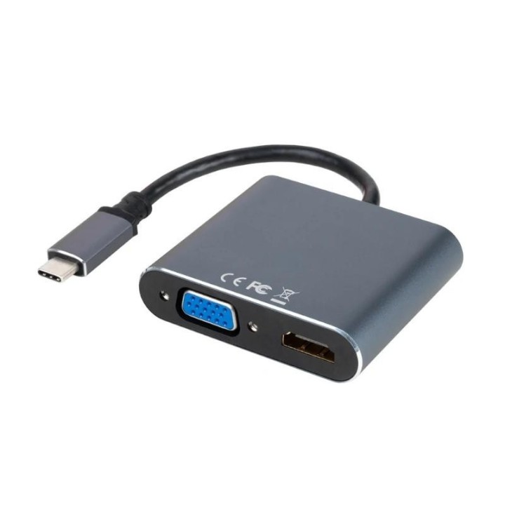 nanocable converosr usb c a hdmi/vga/usb3.0/pd