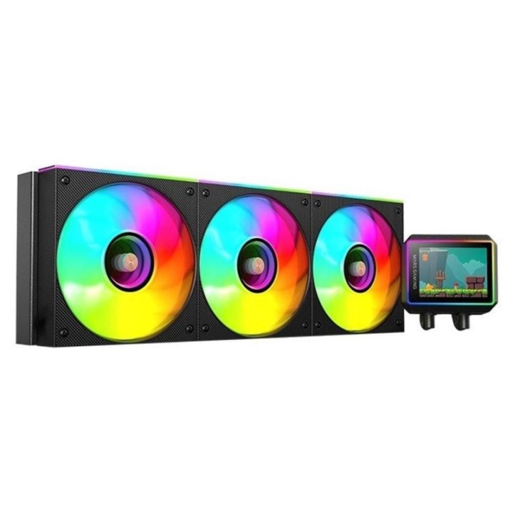 mars gaming kit refrigeracion liquida mars gaming mlvisionii360 argb 3x120mm negro
