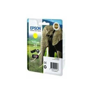 epson cartucho tinta epson t242440 amarillo para epson xp   750 c13t24244010    elefante