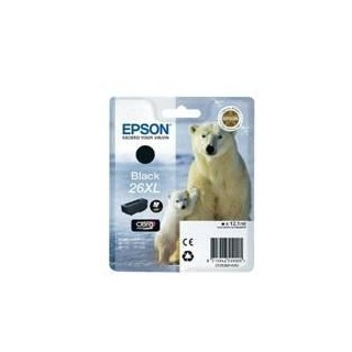 epson cartucho tinta epson t262140 negro xl xp   600   605   700   800    oso polar