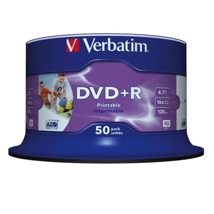 verbatim verbatim dvd+r 4.7gb 16x photo tariina 50 unds imprimible