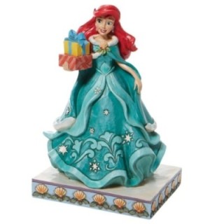 enesco figura enesco disney la sirenita ariel con regalos