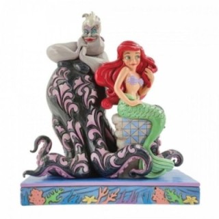 enesco figura enesco disney la sirenita ariel y úrsula