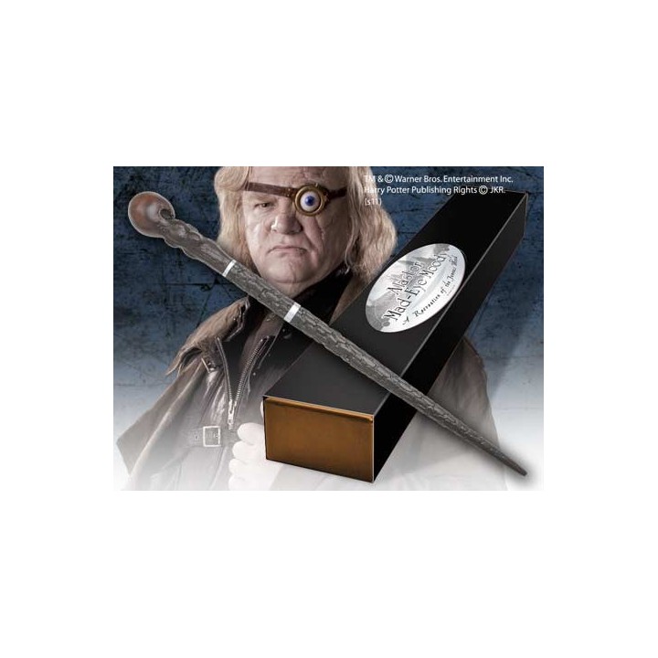 the noble collection replica the noble collection harry potter alastor moody varita con caja y placa