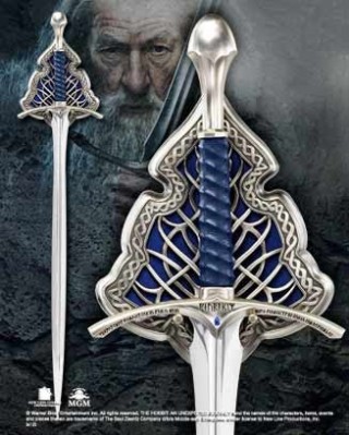 the noble collection replica espada the noble collection gandalf glamdring edición especial tamaño