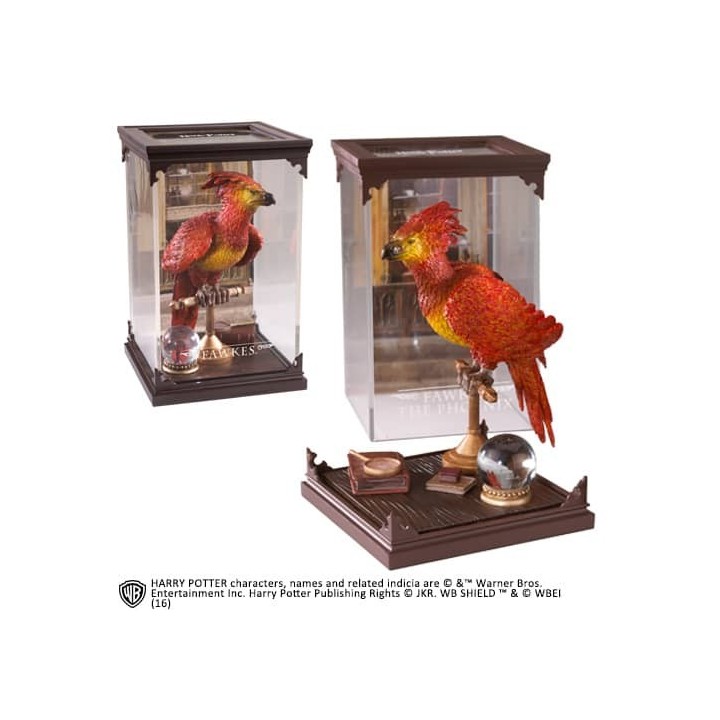 the noble collection figura the noble collection harry potter criaturas magicas fawkes fenix