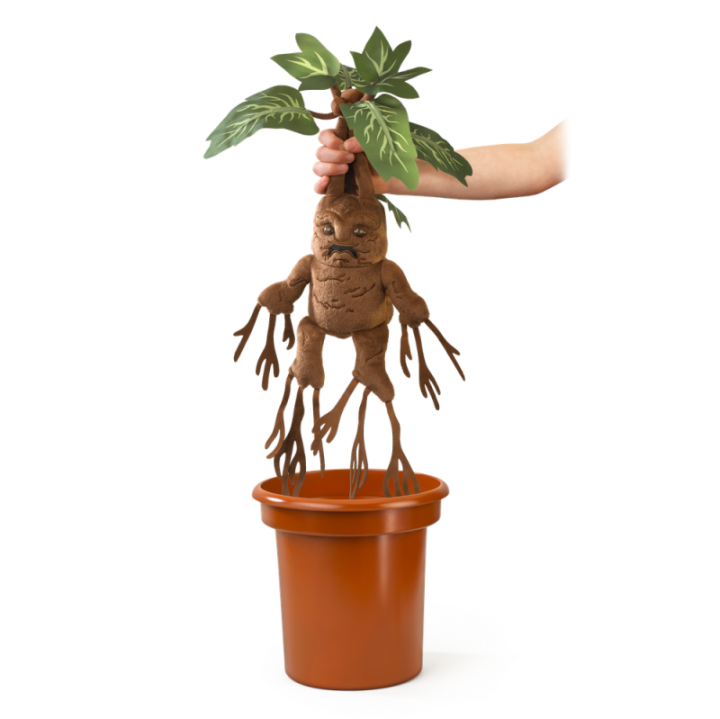 the noble collection peluche interactivo the noble collection harry potter mandrágora