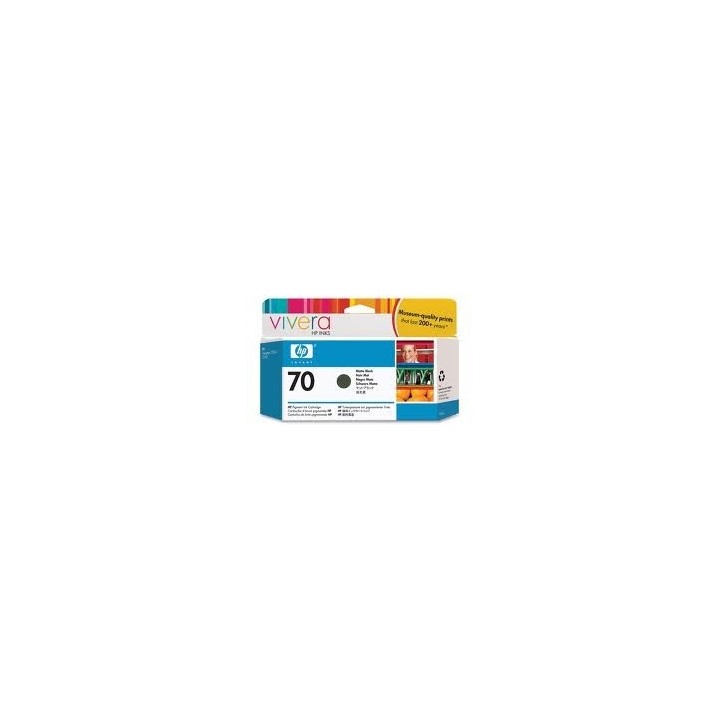 hp cartucho tinta hp 70 c9448a negro mate