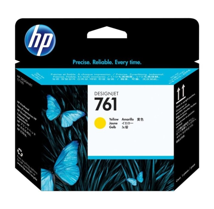 hp cabezal hp designjet 761 amarillo