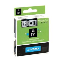 Cinta Dymo D1 12mmx7m Ng/tr...