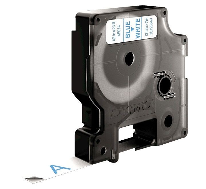 cinta dymo d1 12mmx7m az/bl 45014