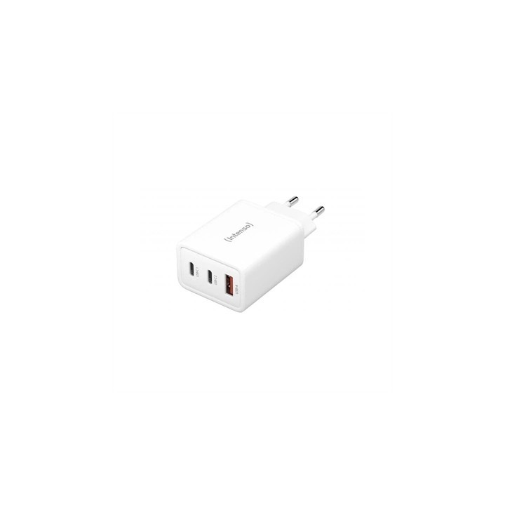 intenso cargador pared intenso gan w65acc 1xusb   a 2xusb   c