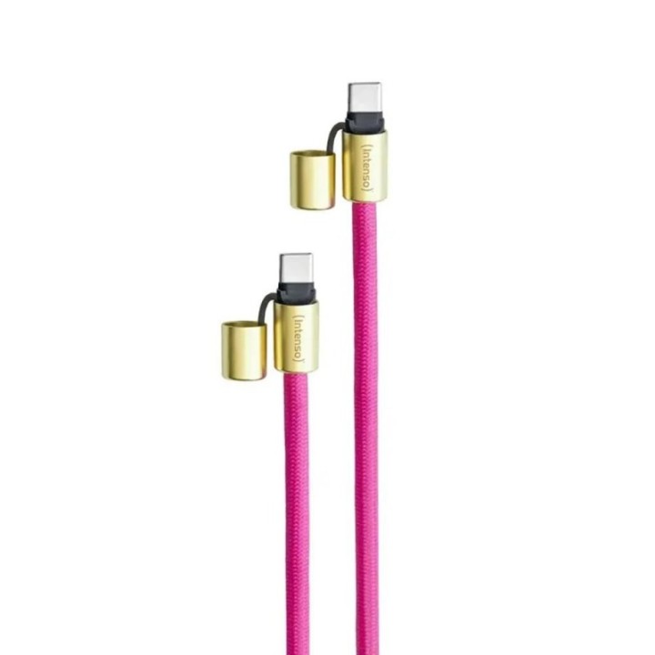 intenso cable usb tipo c intenso 1.65m    macho   macho    rosa