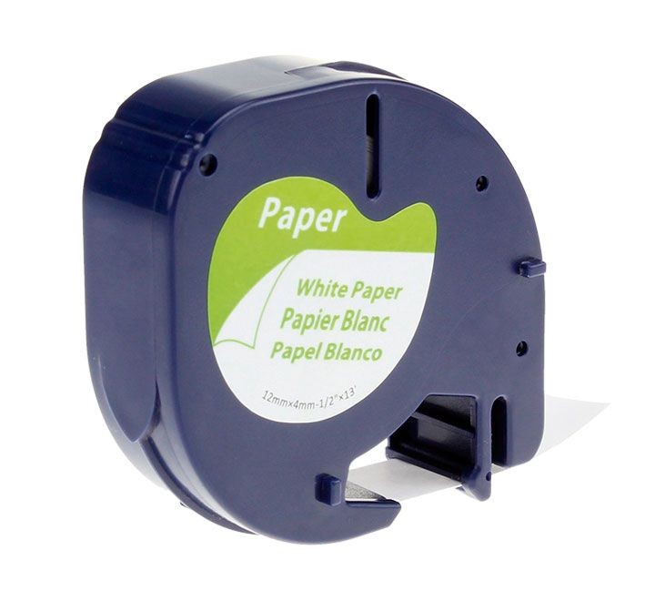 cinta dymo letratag 12mm ng/bl 91200