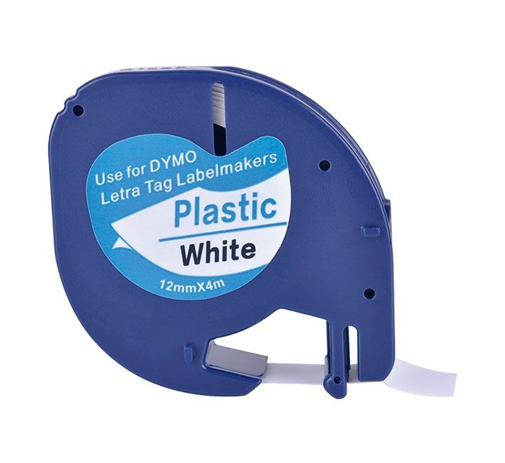 cinta dymo letratag 12mm ng/bl 91201