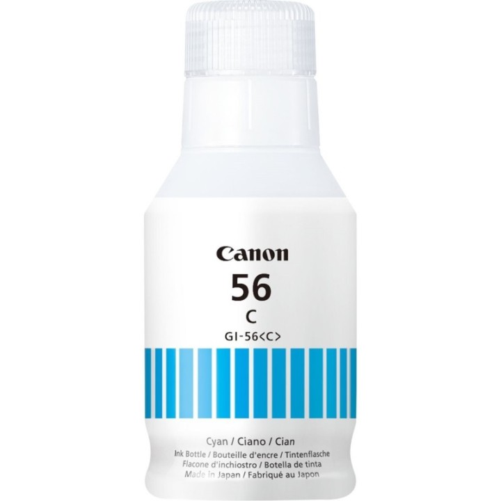 canon botella tinta canon gi   56c cian 135ml 15755 paginas