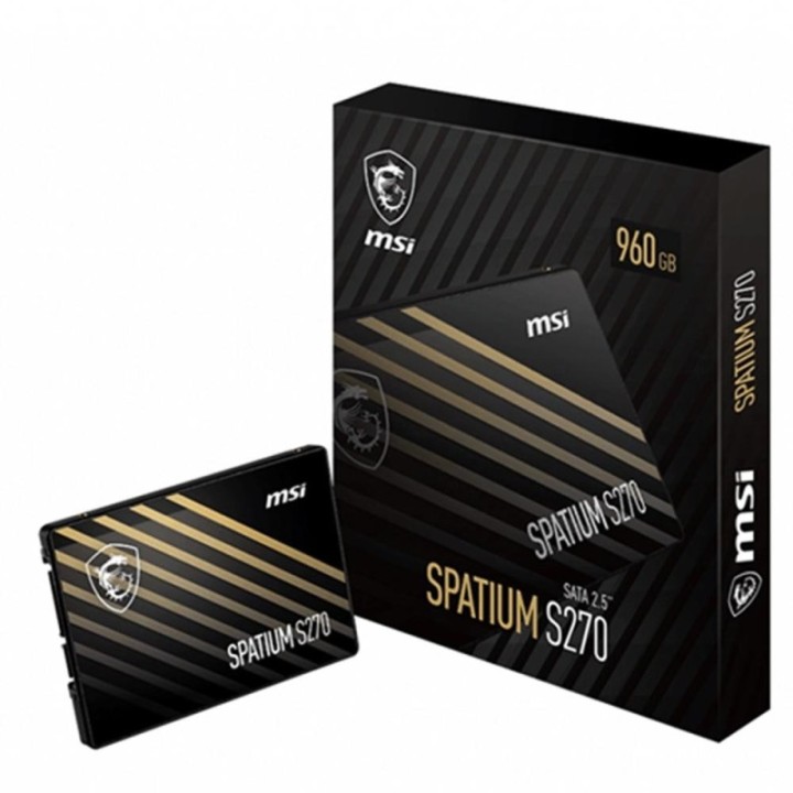 msi disco duro interno solido ssd msi spatium s270 sata3 2.5 pulgadas 240gb